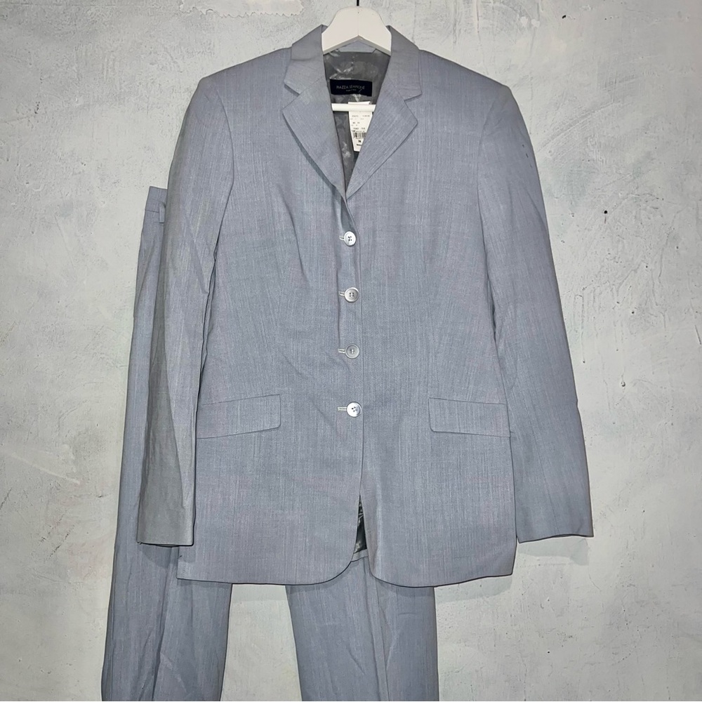 Piazza Sempione Suit Blazer And Bottoms Size 38 Wool